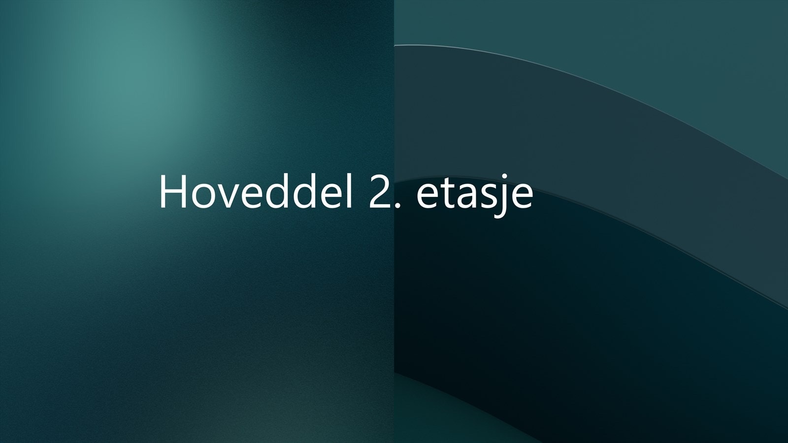 Hoveddel 2. etasje Galleribilde