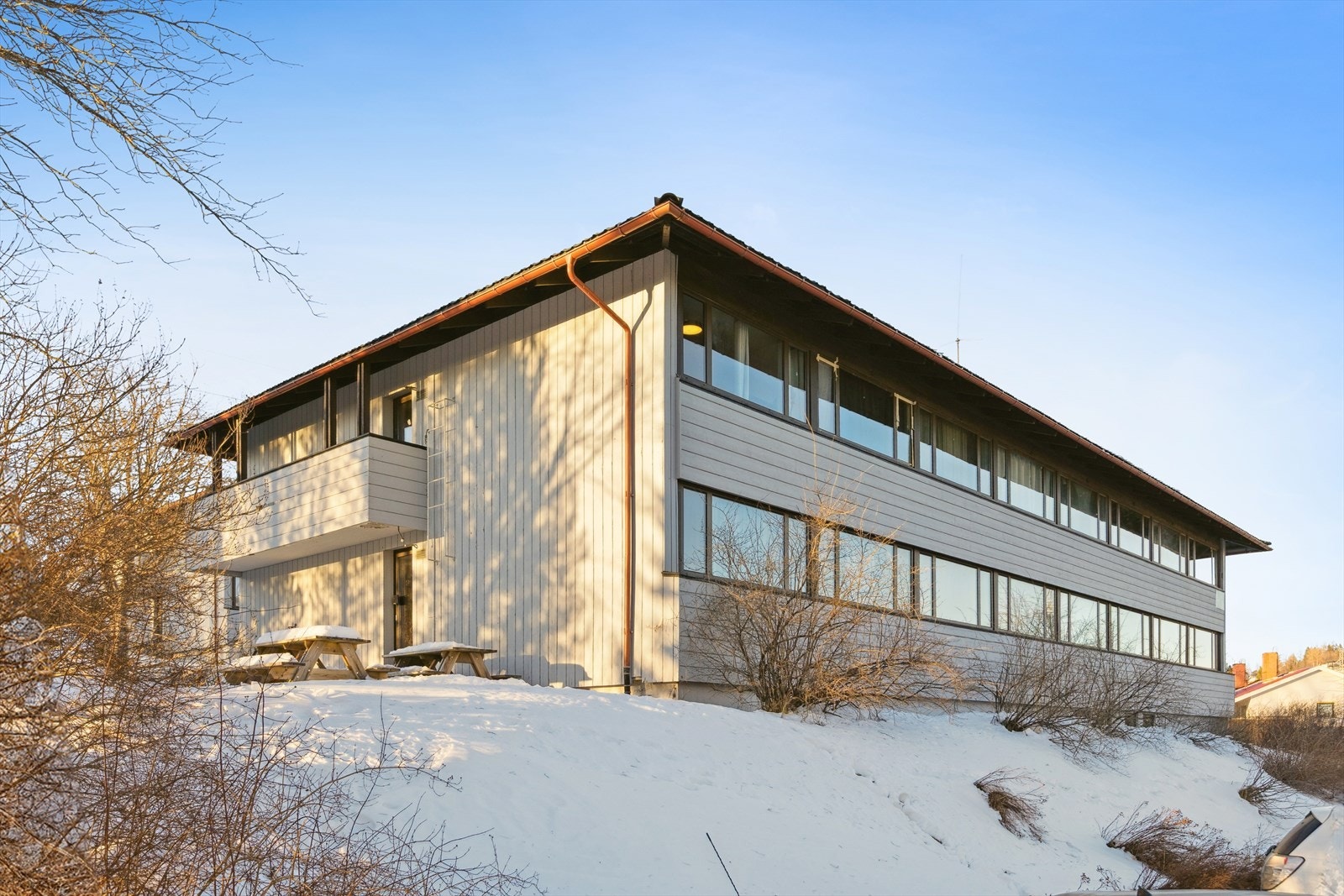 Med kort vei til kollektivtransport kan du enkelt komme deg fra Byåsen til sentrum. Galleribilde