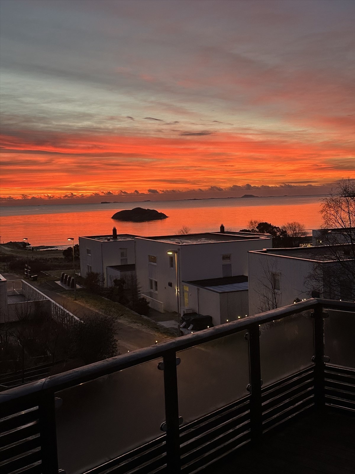 Selgers private bilde - Nydelige solnedganger over Viste Galleribilde