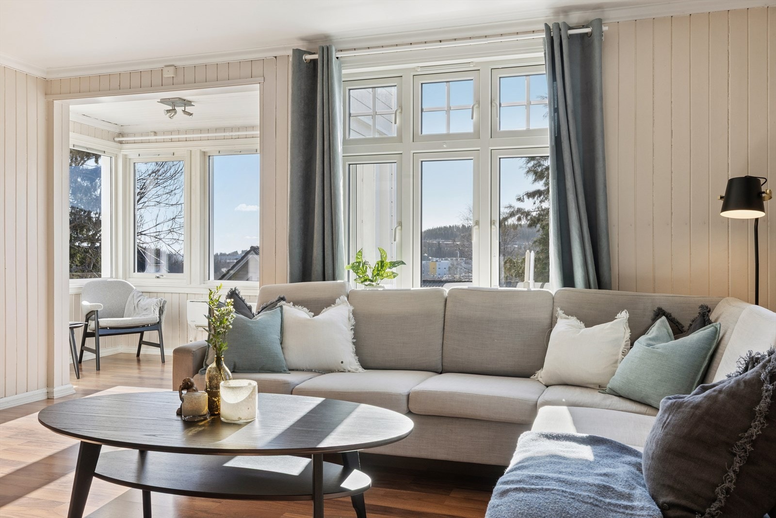 En innbydende sone for både hverdagsliv og sosiale sammenkomster. Galleribilde