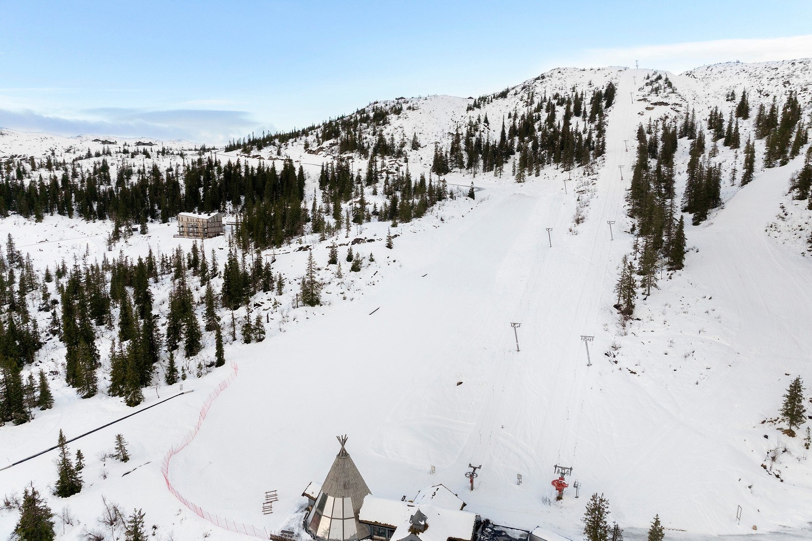 Ski-in/ski-out til alpinanlegget. Galleribilde