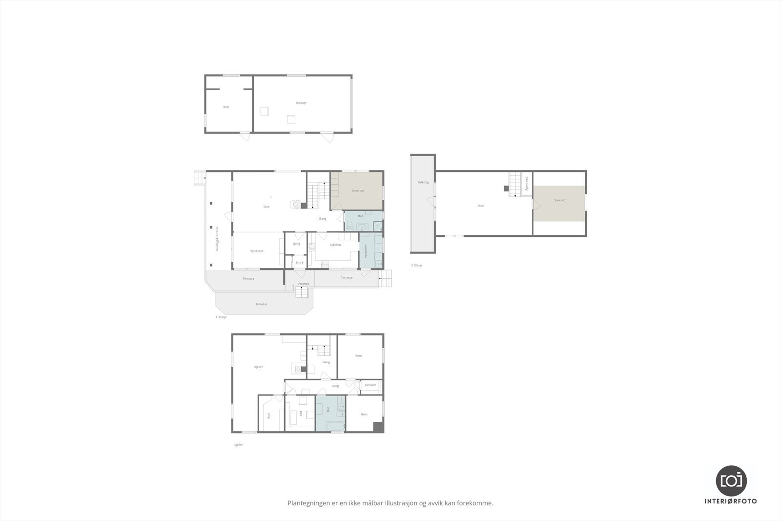 Plantegning Galleribilde
