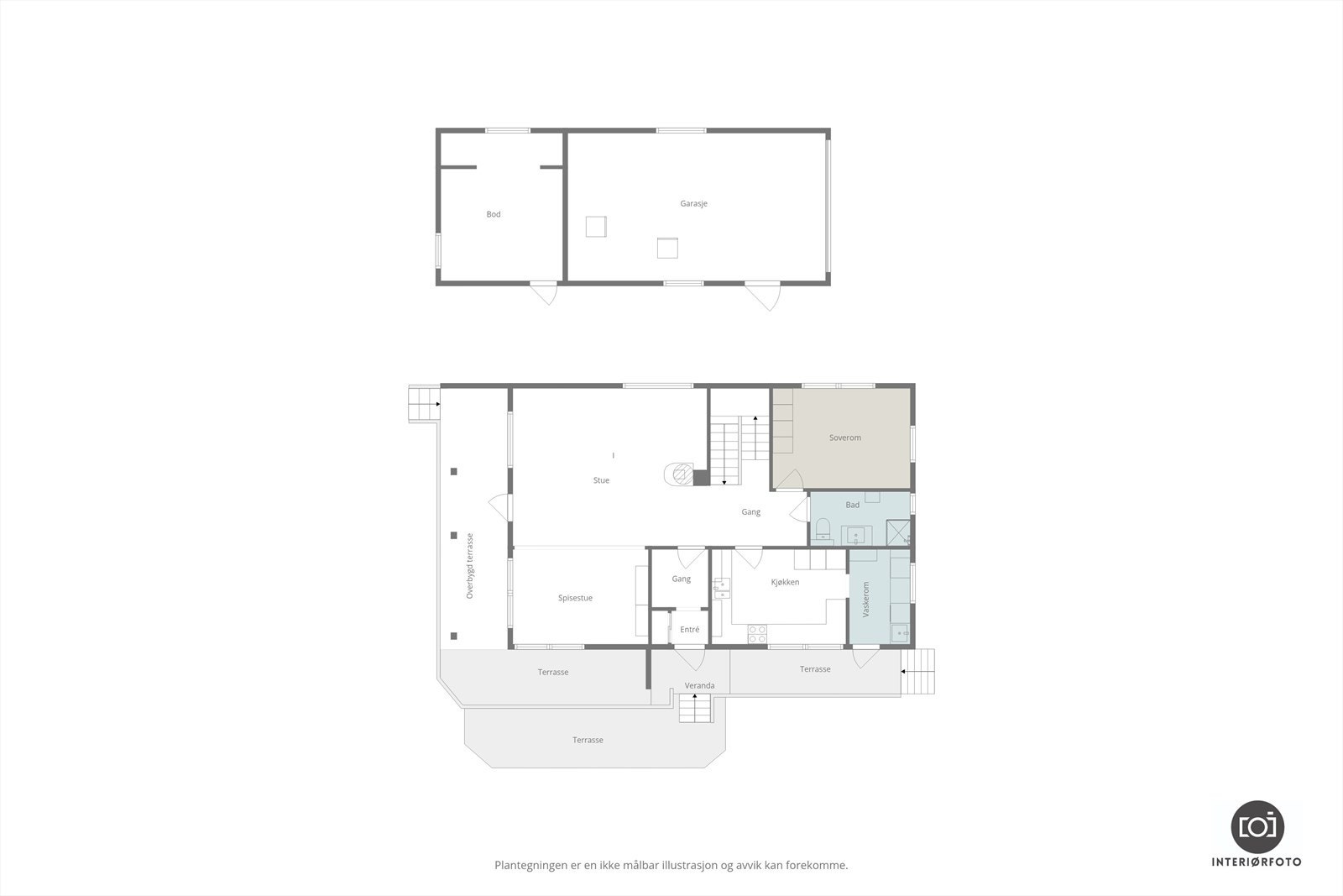 Plantegning Galleribilde