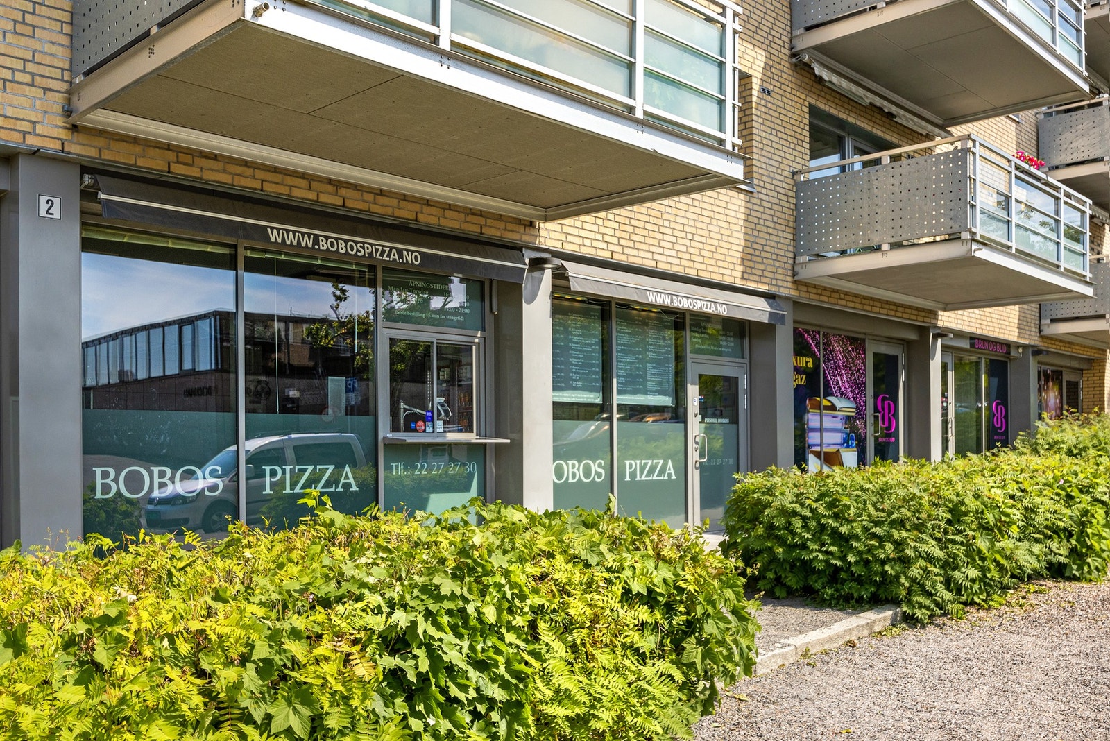 Kort vei til Bobos Pizza - et lokalt favorittsted på Bøler. Galleribilde