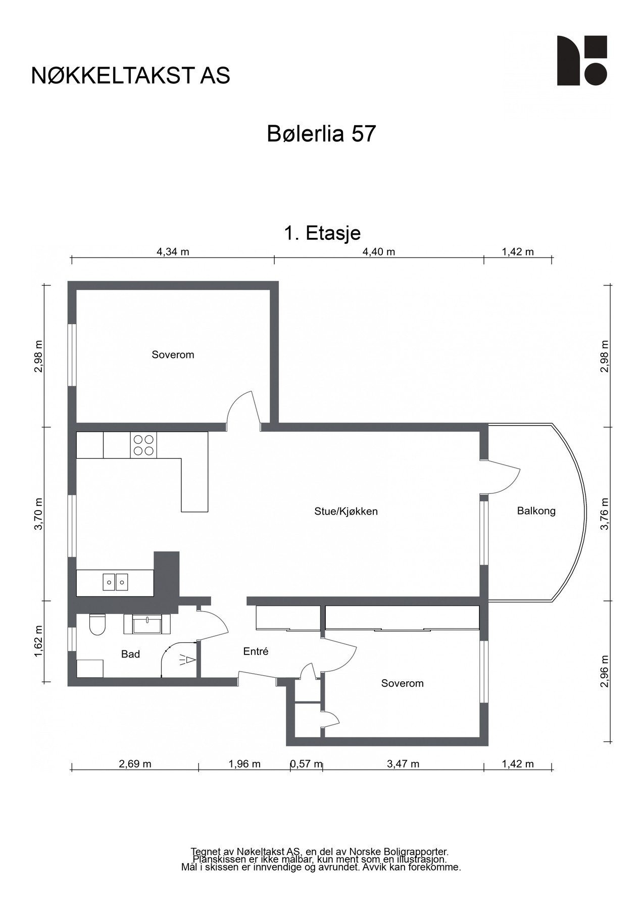 Planskisse. Galleribilde