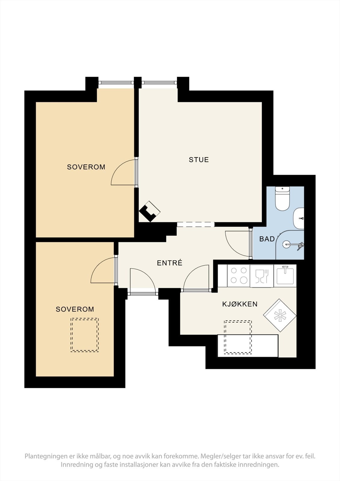 Plantegning loft etg. Galleribilde