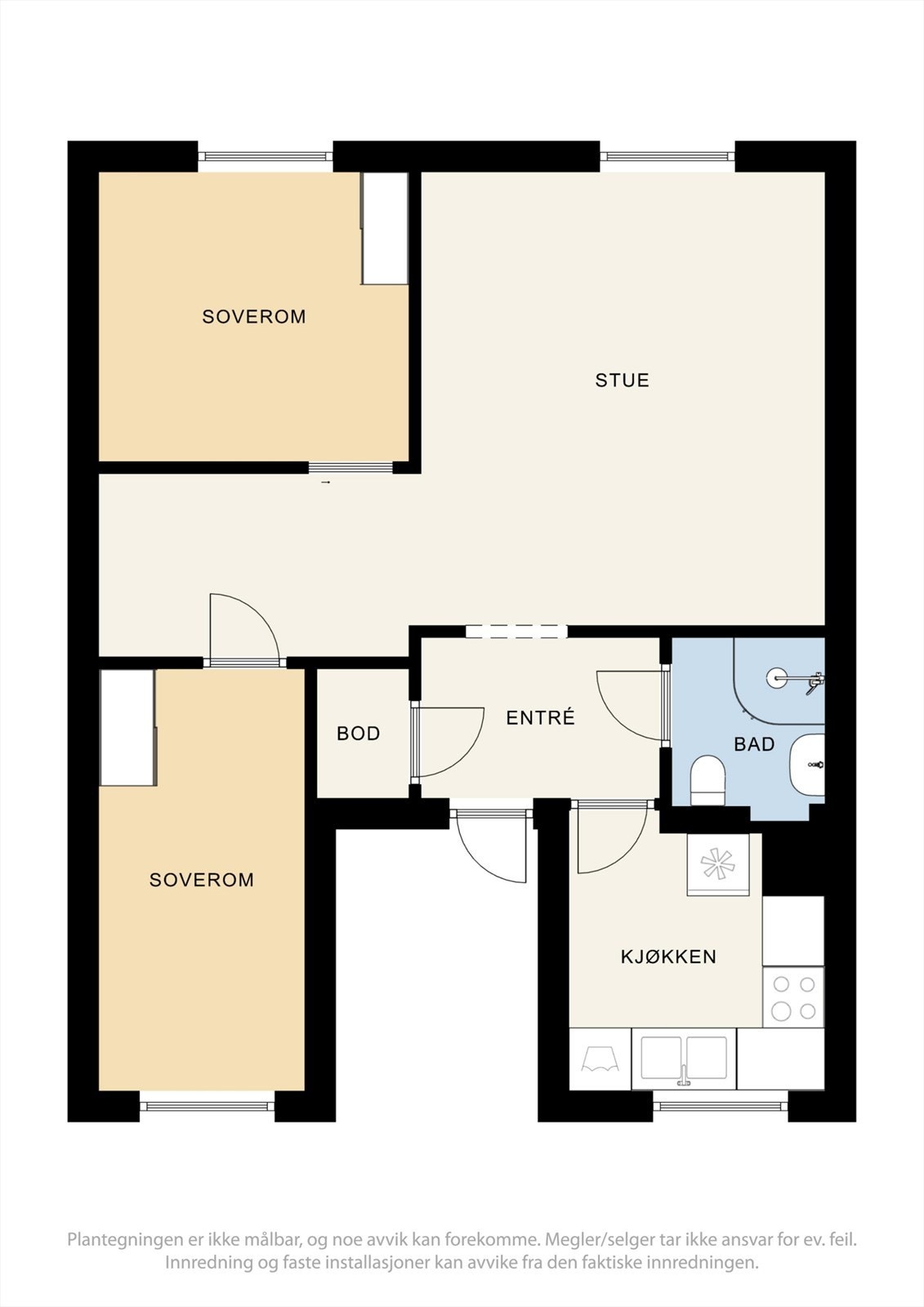 Plantegning 2. etg. Galleribilde