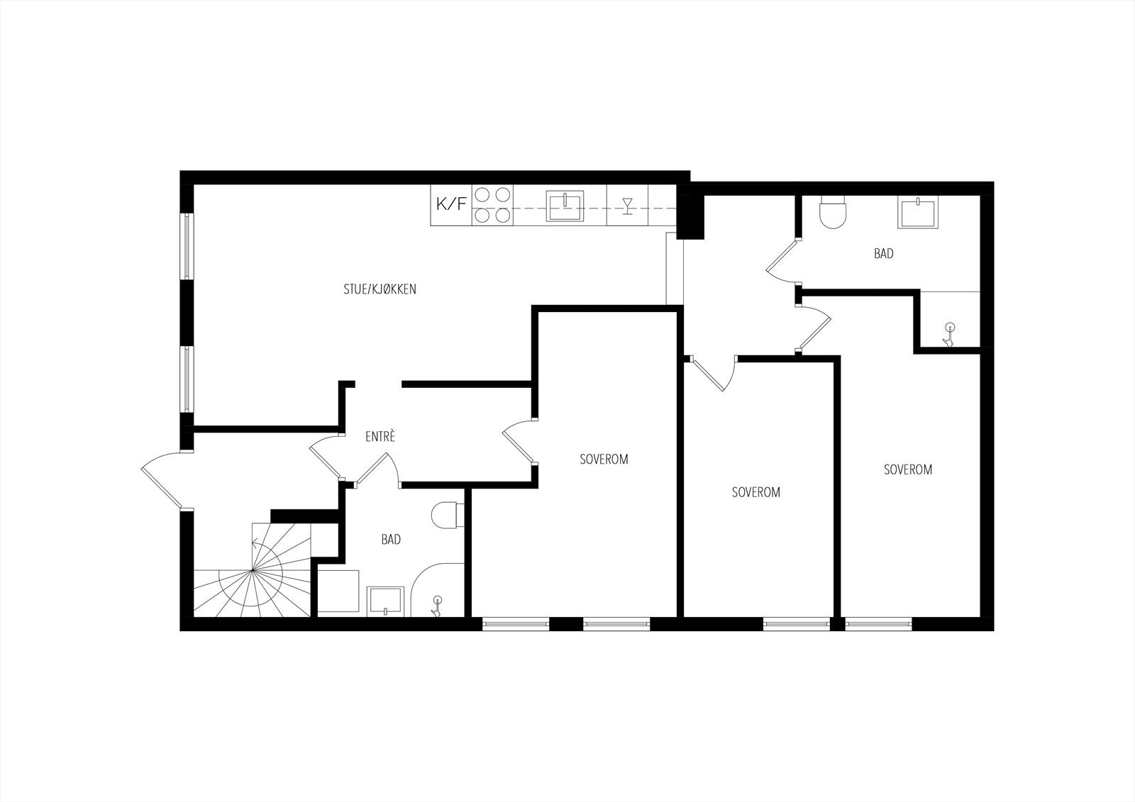 Plantegning Galleribilde