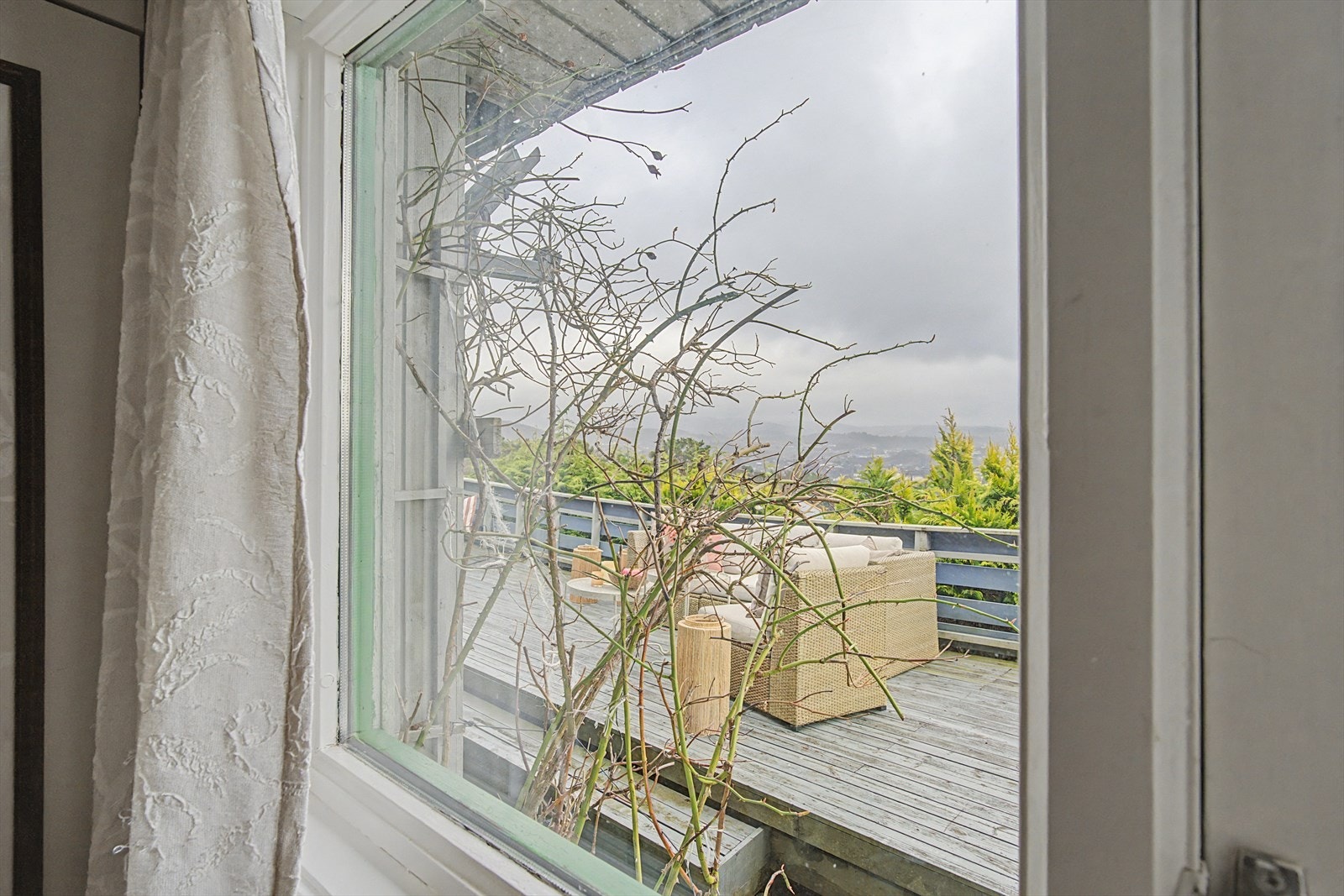 Utsikt fra soverommet. Galleribilde