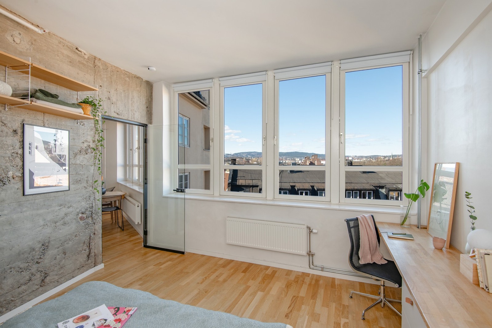 Boligen har 3-stavs parkett i alle rom. Galleribilde