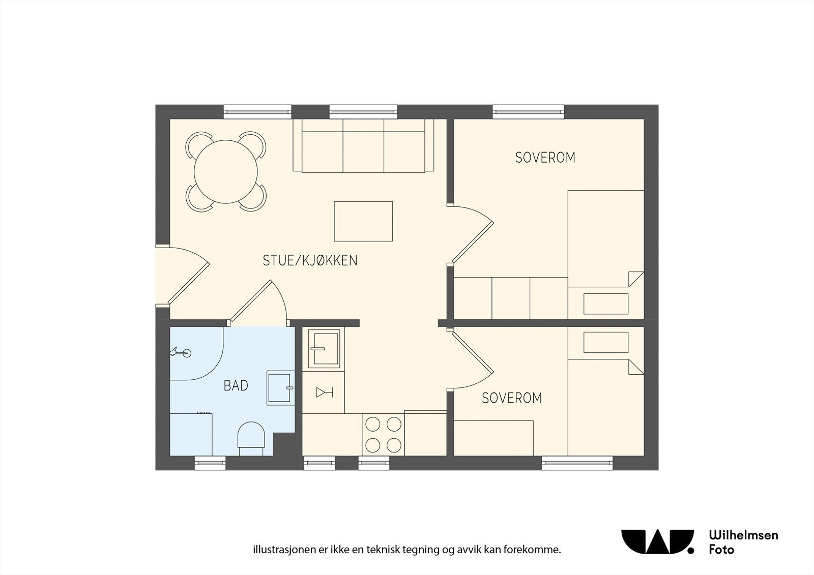 Plantegning. Galleribilde