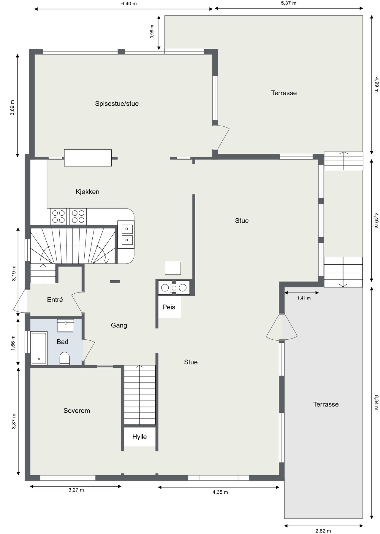Velkommen inn til 1. etg. Galleribilde
