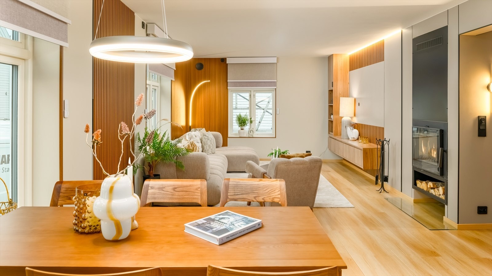 Et lunt og koselig oppholdsrom. Galleribilde