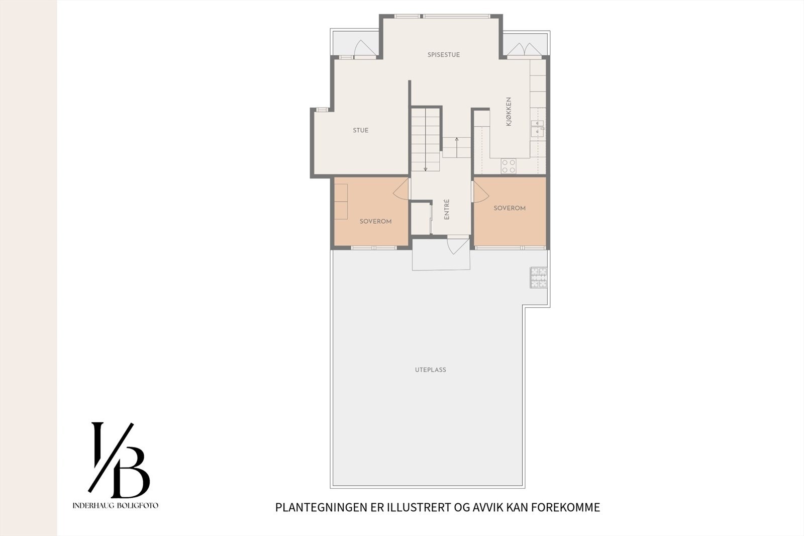 Plantegning 1. etasje. Galleribilde