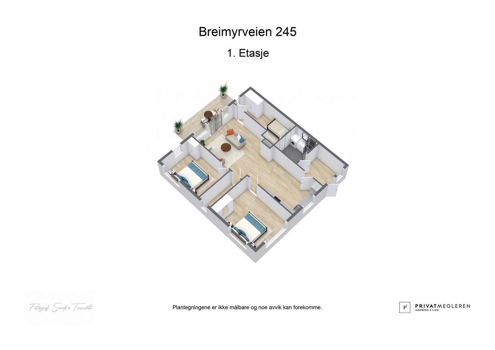 Plantegning - Breimyrveien 245 Galleribilde