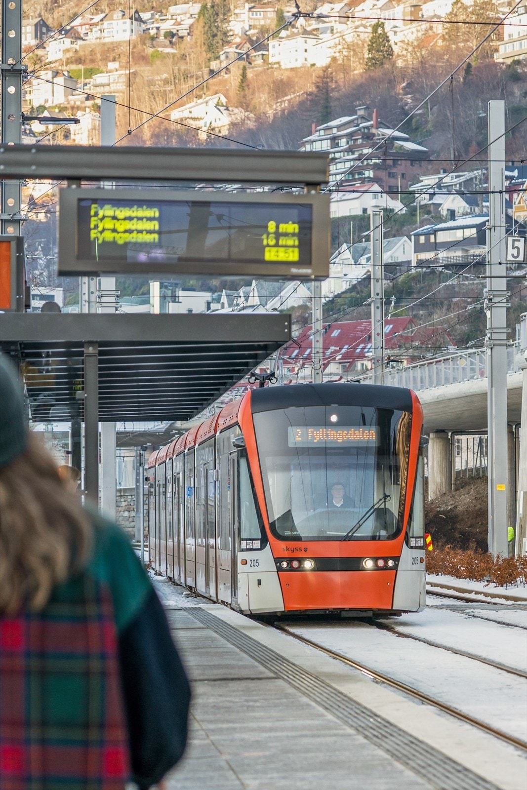 Fløen bybanestopp ligger også innen kort rekkevidde. Galleribilde