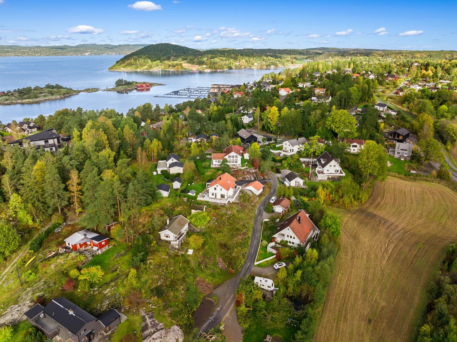 Dronefoto. Galleribilde
