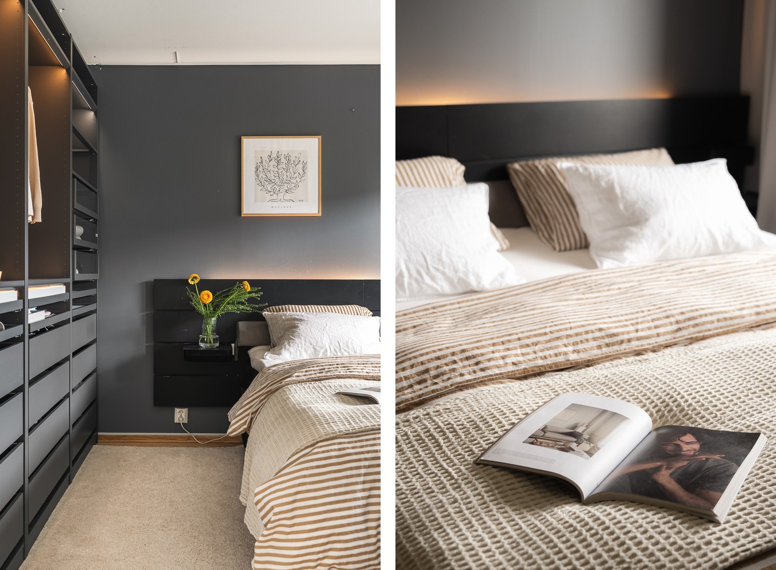 Mye oppbevaringsplass til klær i garderoben. Galleribilde