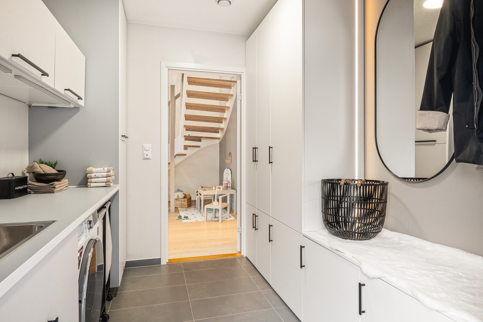 Svært god oppbevaringsplass. Galleribilde