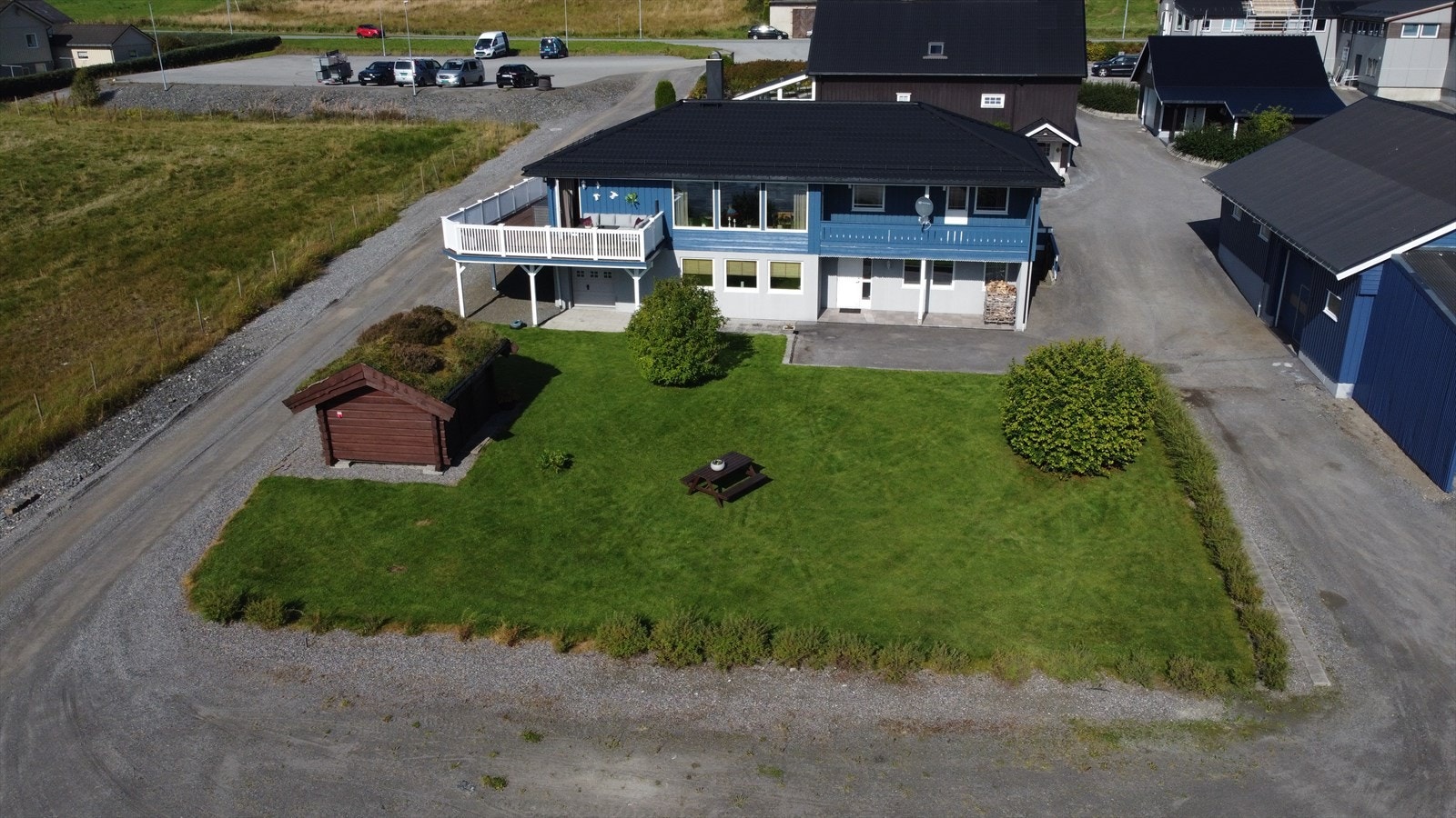 Dronebilde. Foto: Malene Dale Galleribilde