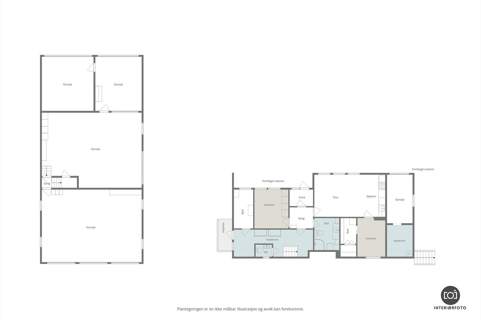 Plantegning Galleribilde
