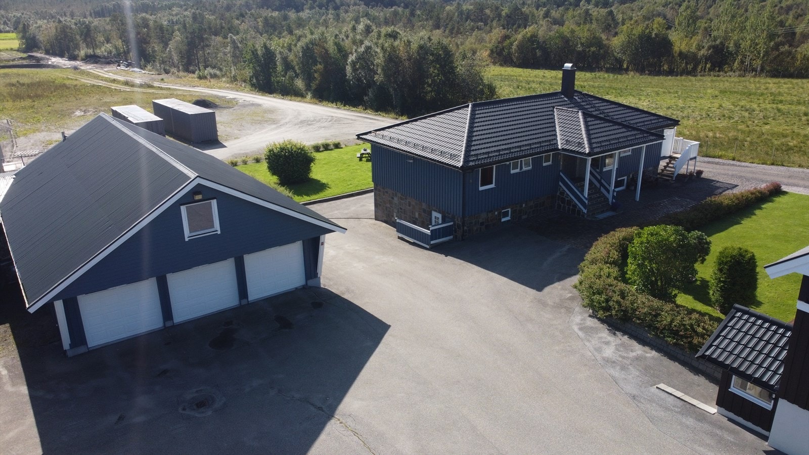 Dronebilde. Foto: Malene Dale Galleribilde