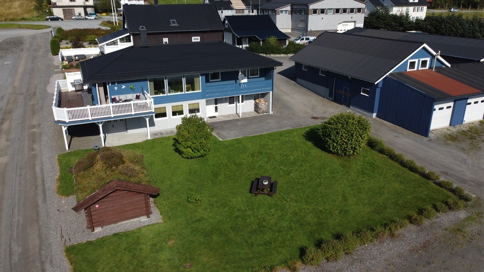 Dronebilde. Foto: Malene Dale Galleribilde