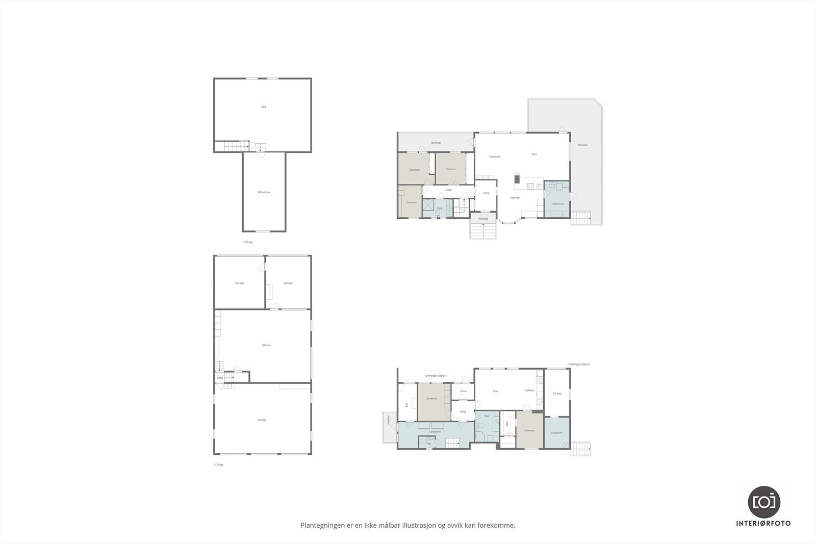 Plantegning Galleribilde