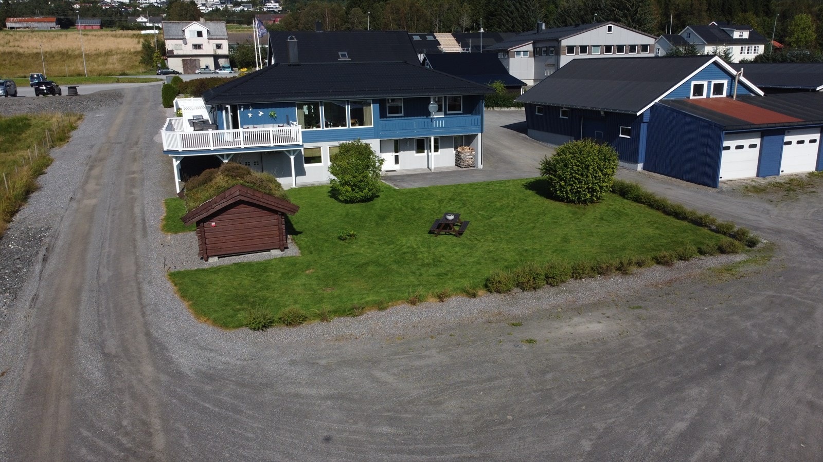 Dronebilde. Foto: Malene Dale Galleribilde