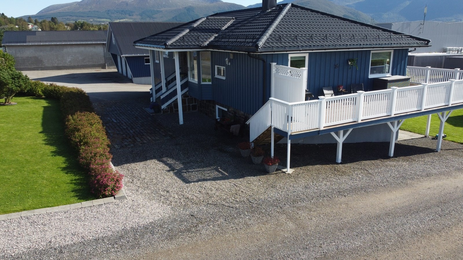 Dronebilde. Foto: Malene Dale Galleribilde