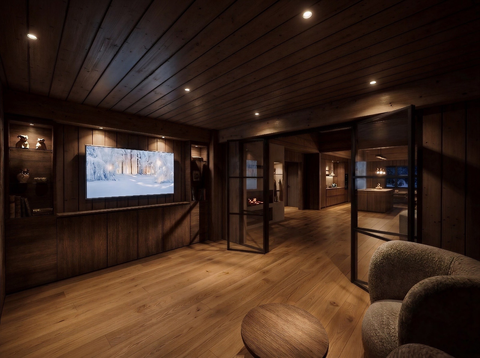 Delikat lounge for de som vil trekke seg litt tilbake med en god bok eller god film Galleribilde