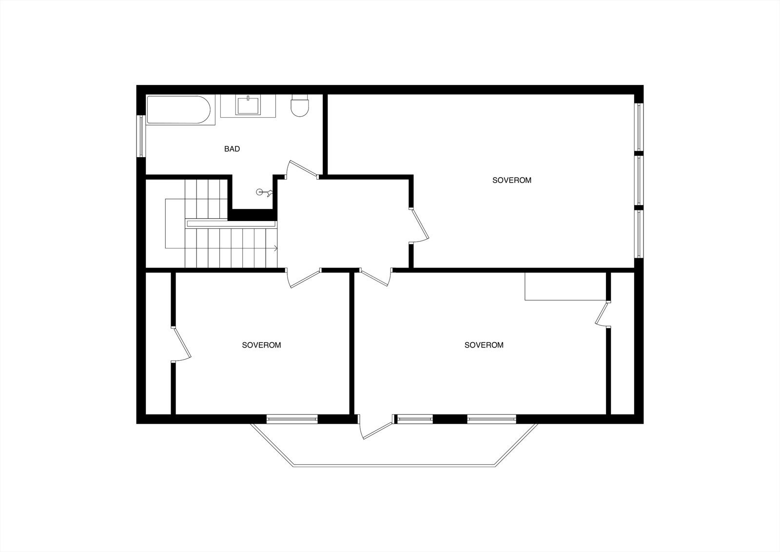 Plan 2.etasje Galleribilde