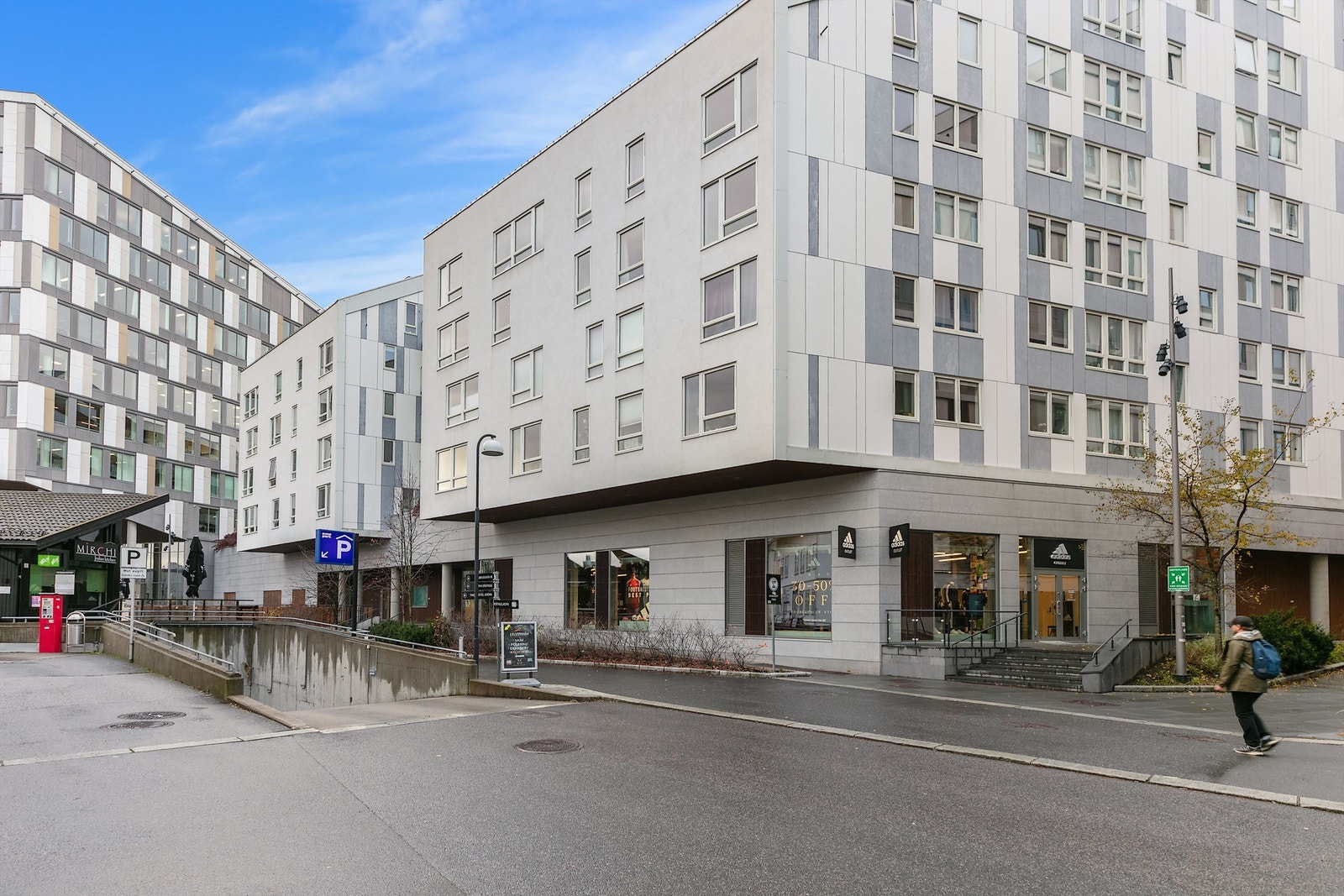 Leiligheten er midt i sentrum av Lillestrøm. Galleribilde