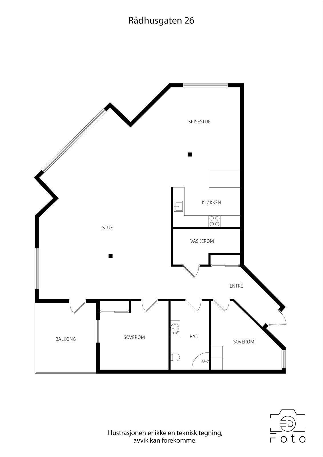 Plantegning Galleribilde