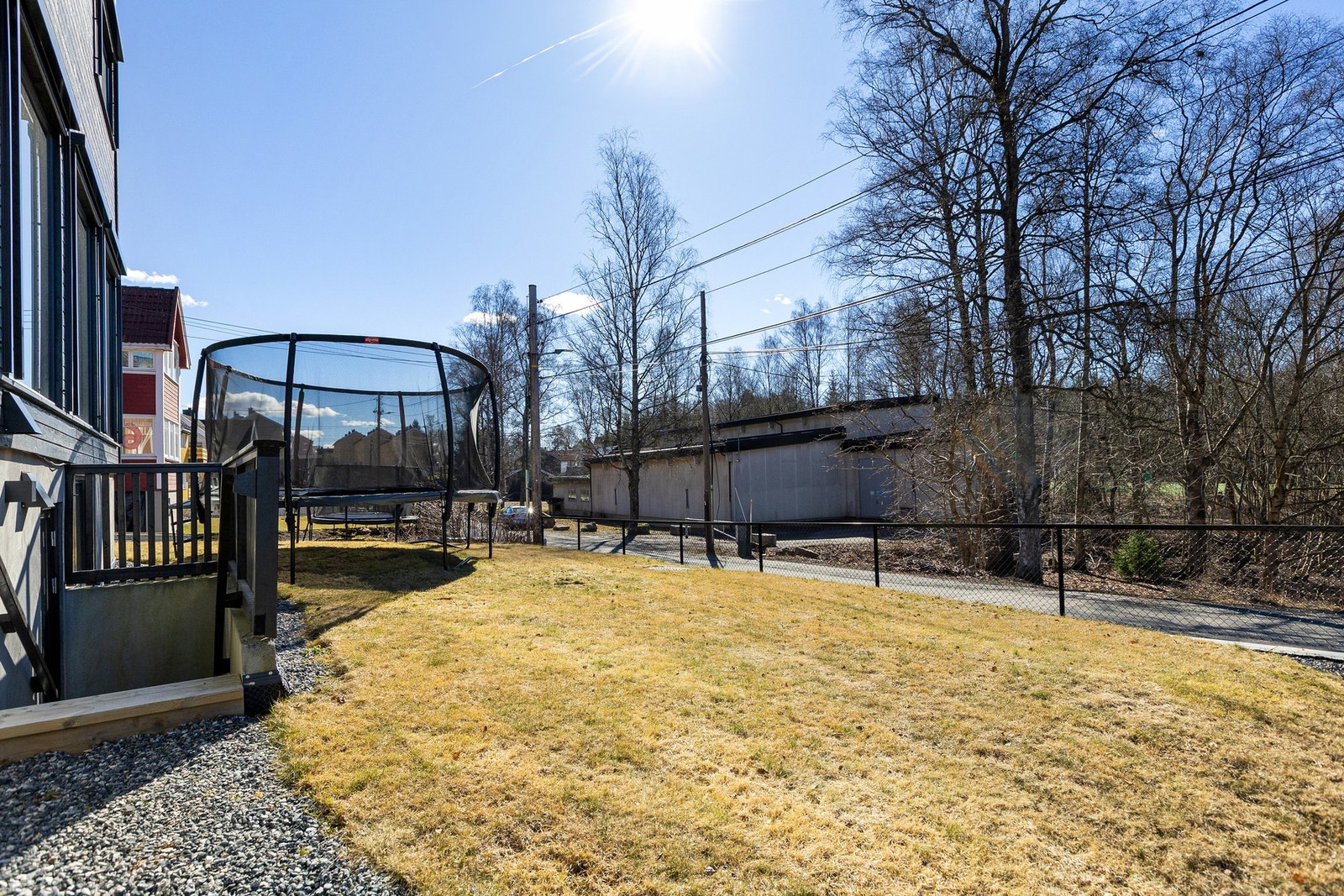 Hagen byr på god plass for lek og moro. Galleribilde