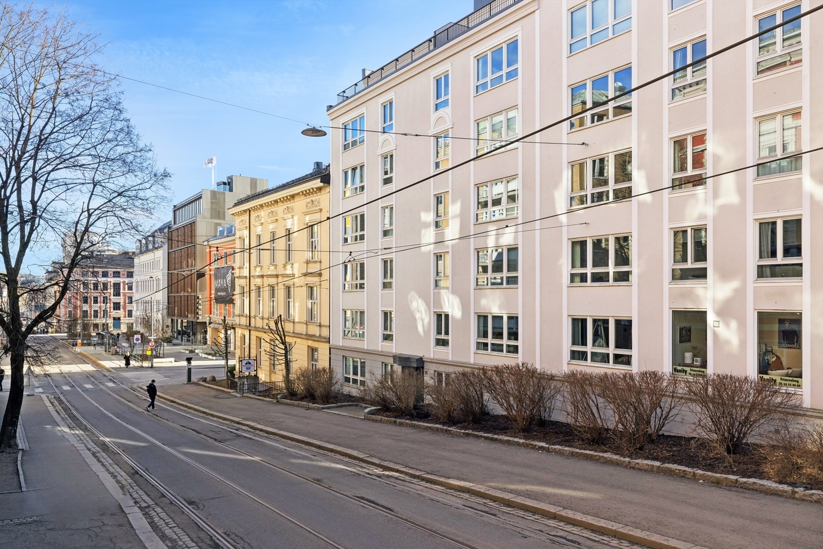 Fasaden fra Cort Adelers gate Galleribilde