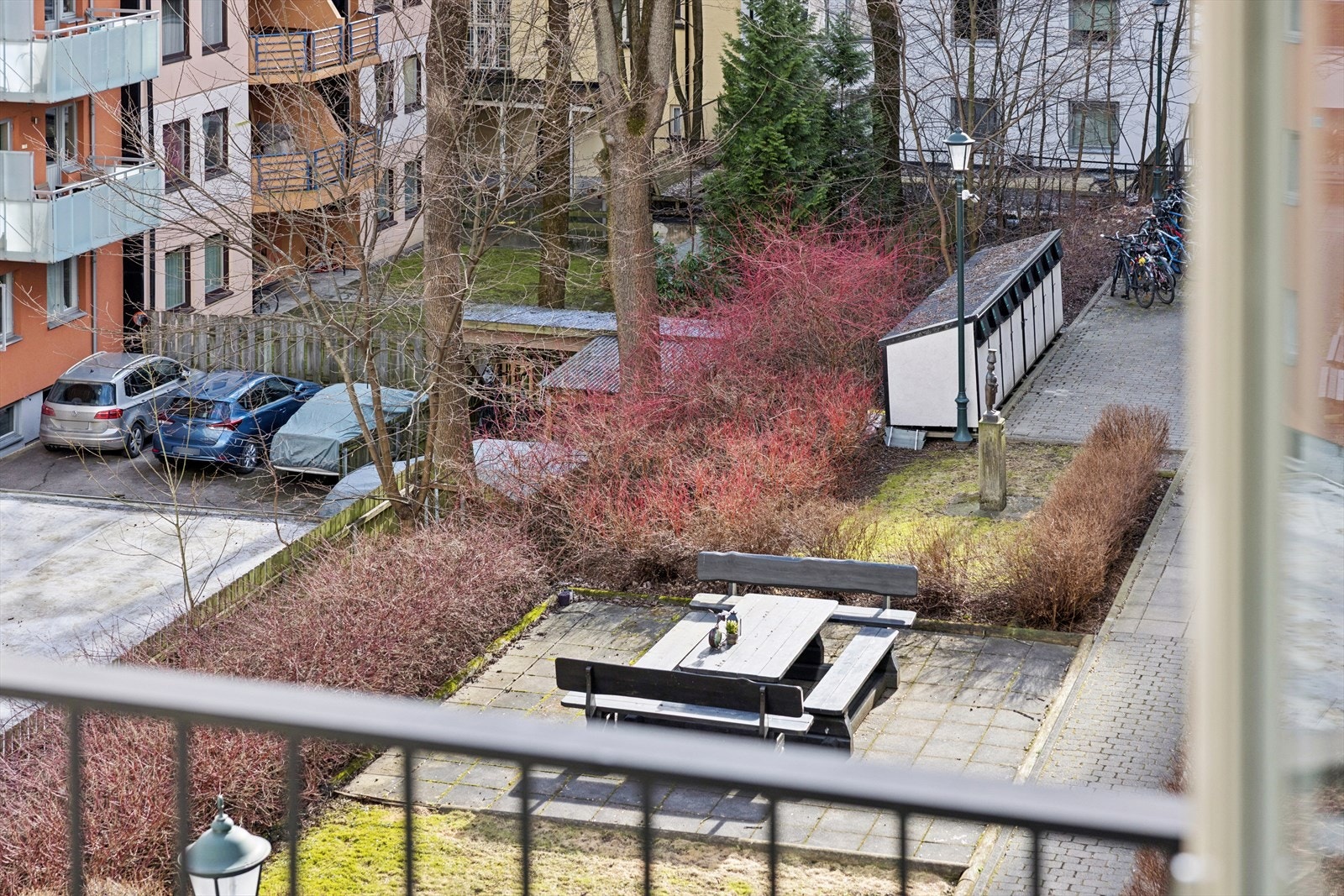 Utsikt balkong. Galleribilde