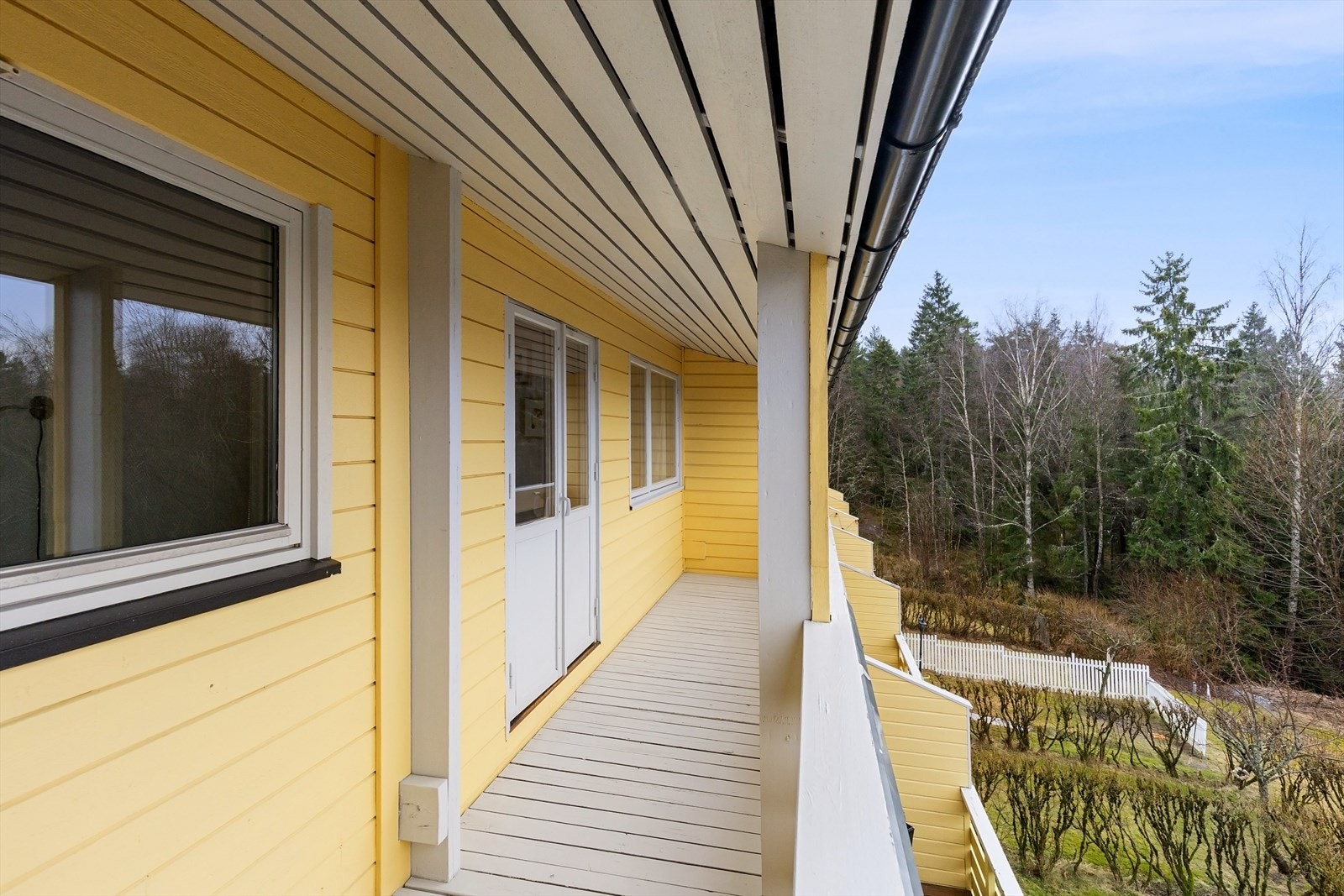 Hyggelig utsyn mot marka. Galleribilde