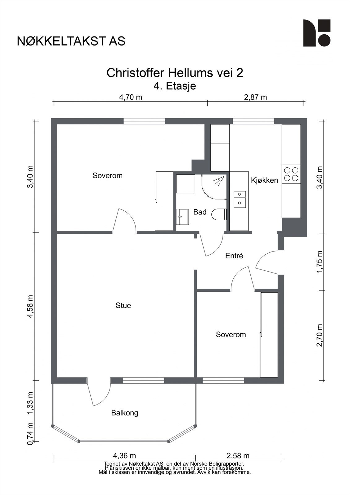 Plantegning Galleribilde