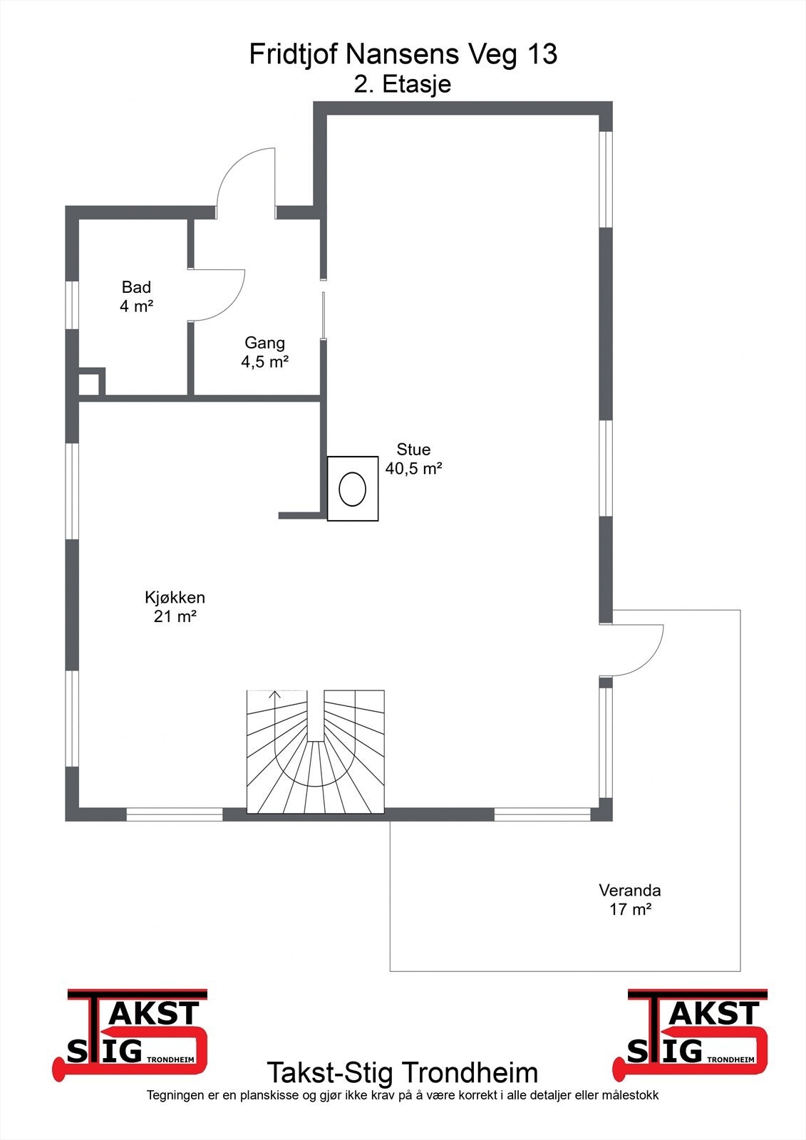 Planskisse 2. etasje Galleribilde