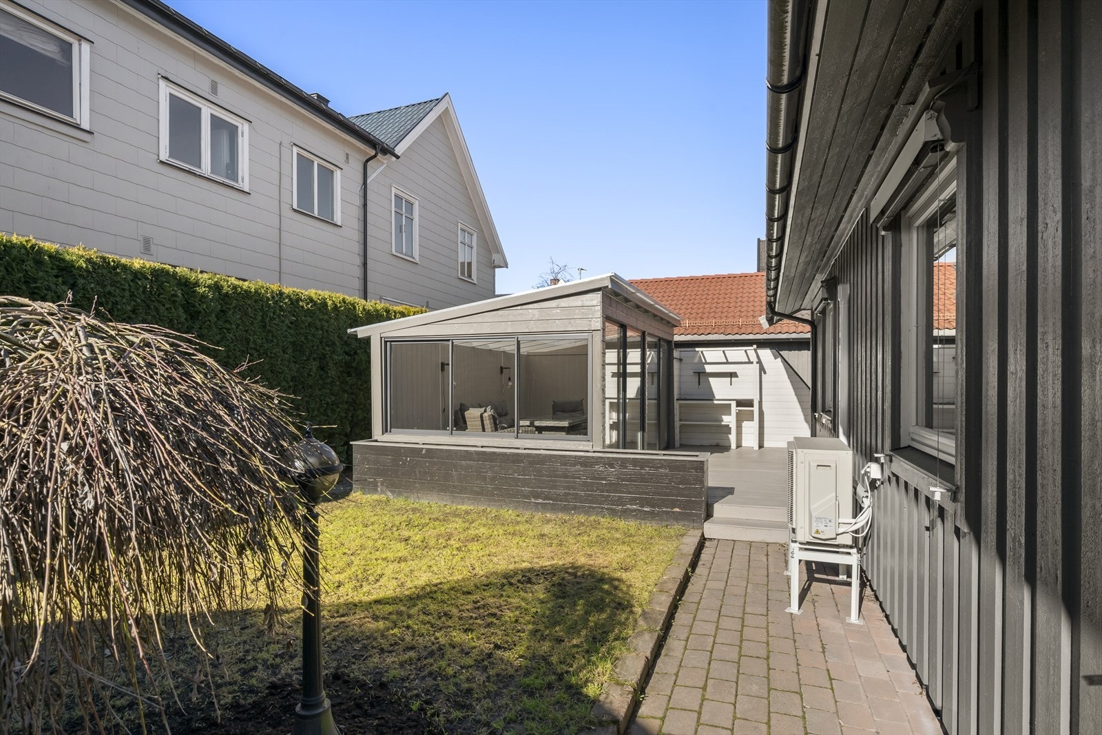 Terrassen byr samtidig på en lekker vinterhage for koselige stunder! Galleribilde