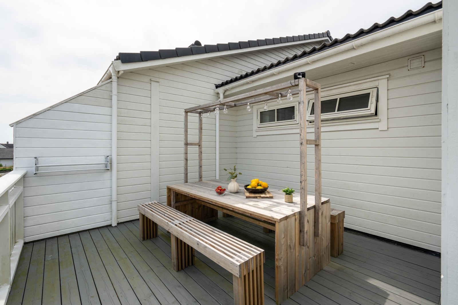 Skjermet terrasse Galleribilde