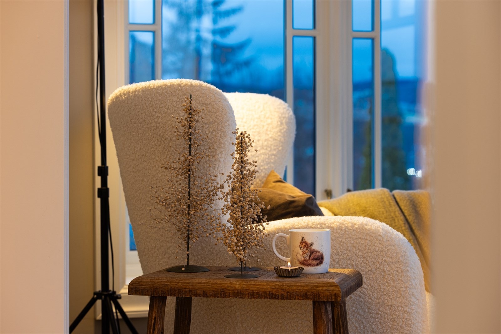 Her kan du trekke deg tilbake med en god bok og en kopp te. Galleribilde