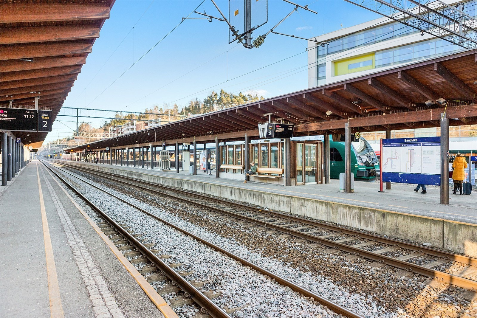 Sandvika togstasjon Galleribilde