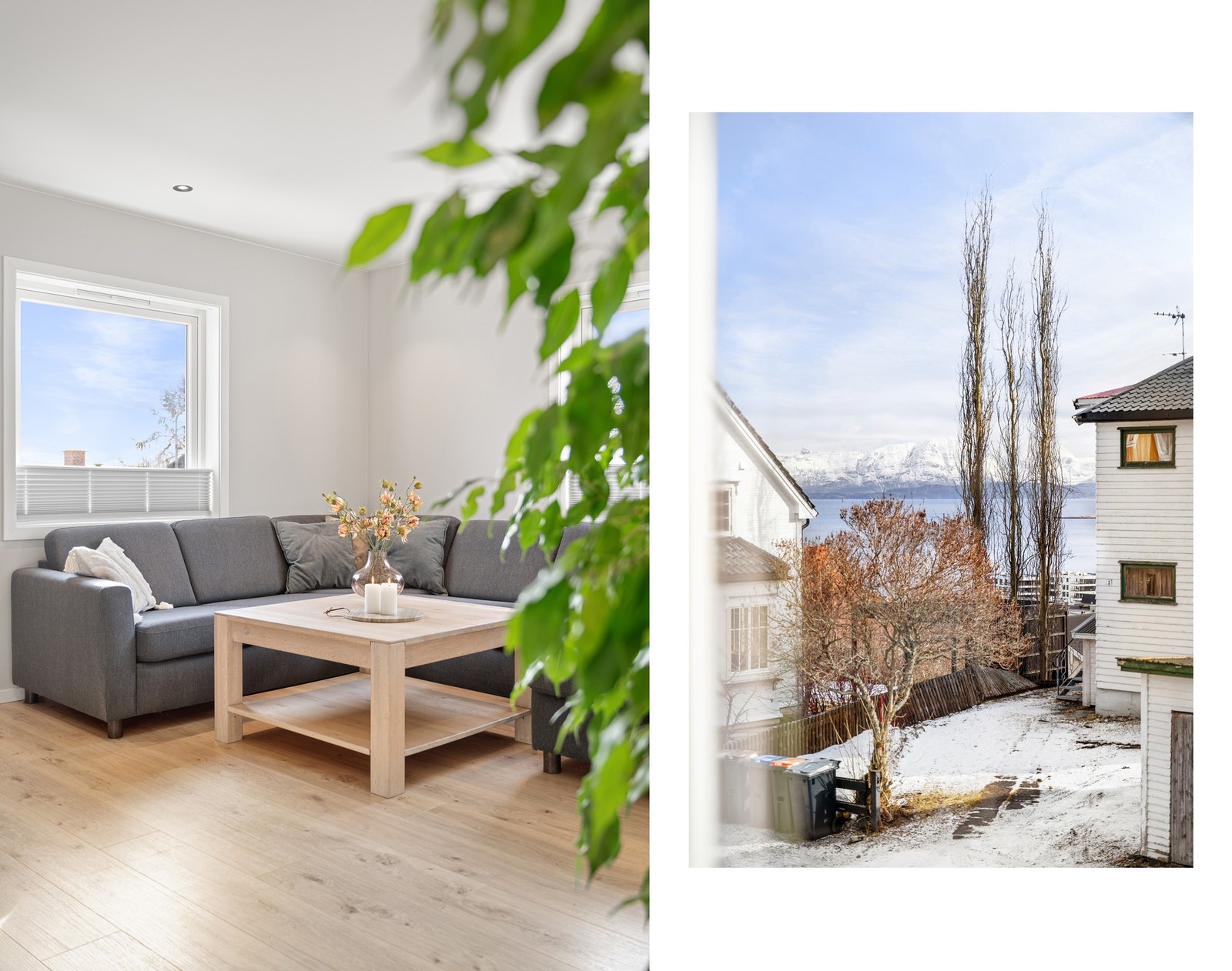 I 2. etasje nyter du godt av utsikten, både mot hav og fjellandskap i bakgrunnen Galleribilde