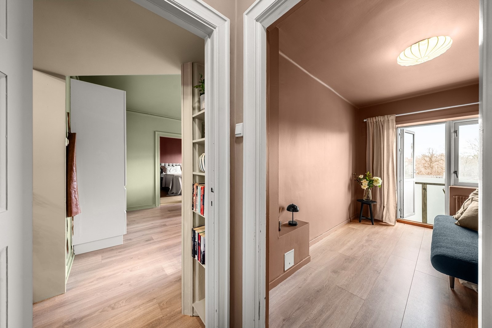 Kjøkken mellom hovedsoverom og gjesterom. Galleribilde