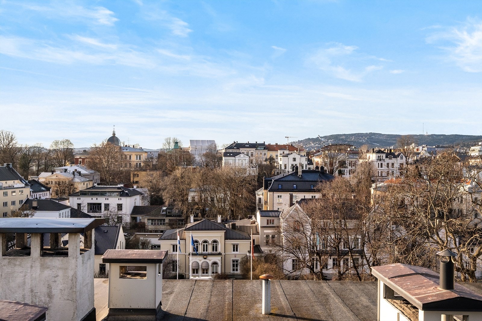 Utsikt fra takterrassen. Galleribilde