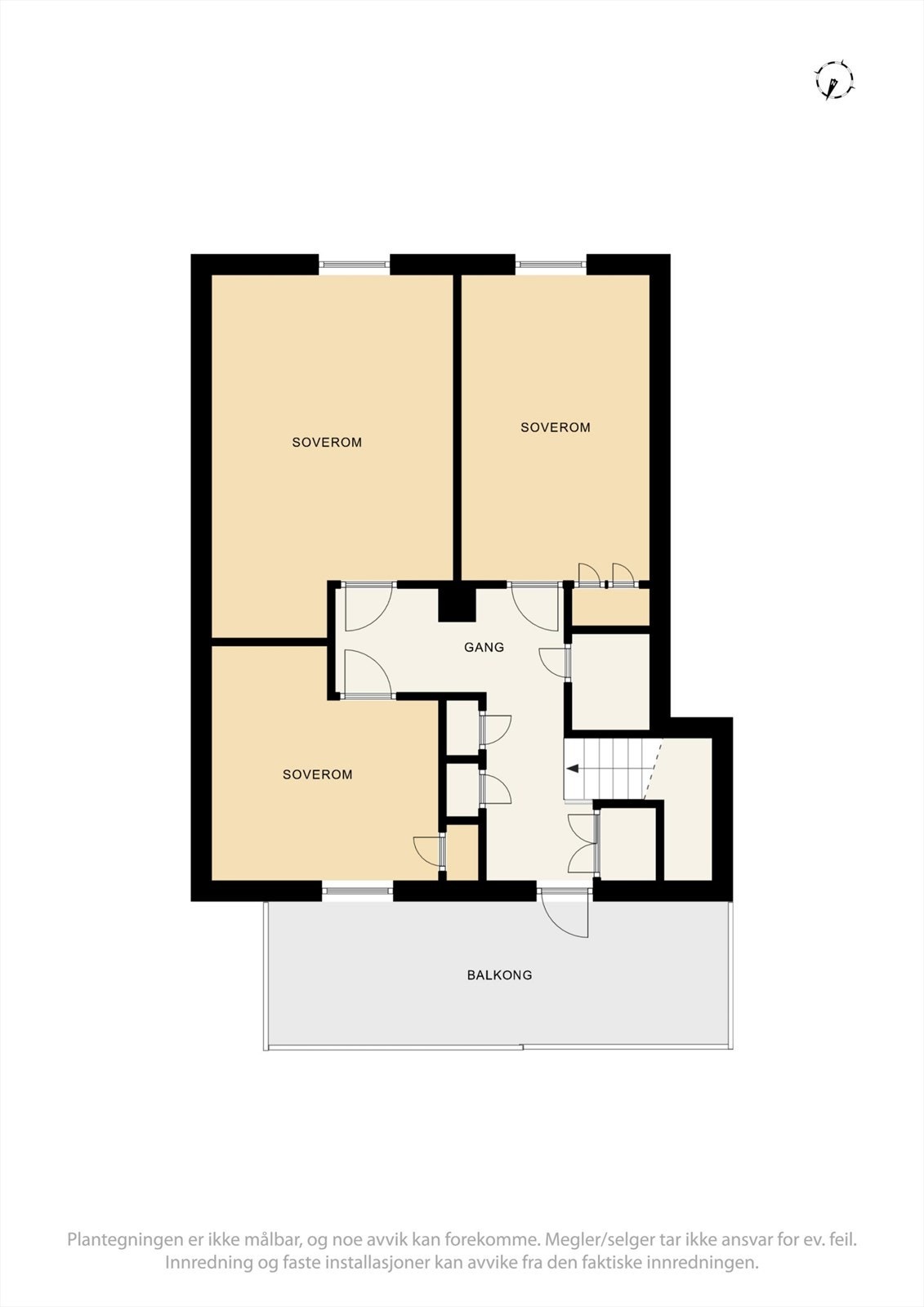 Planskisse 2. etg. Galleribilde