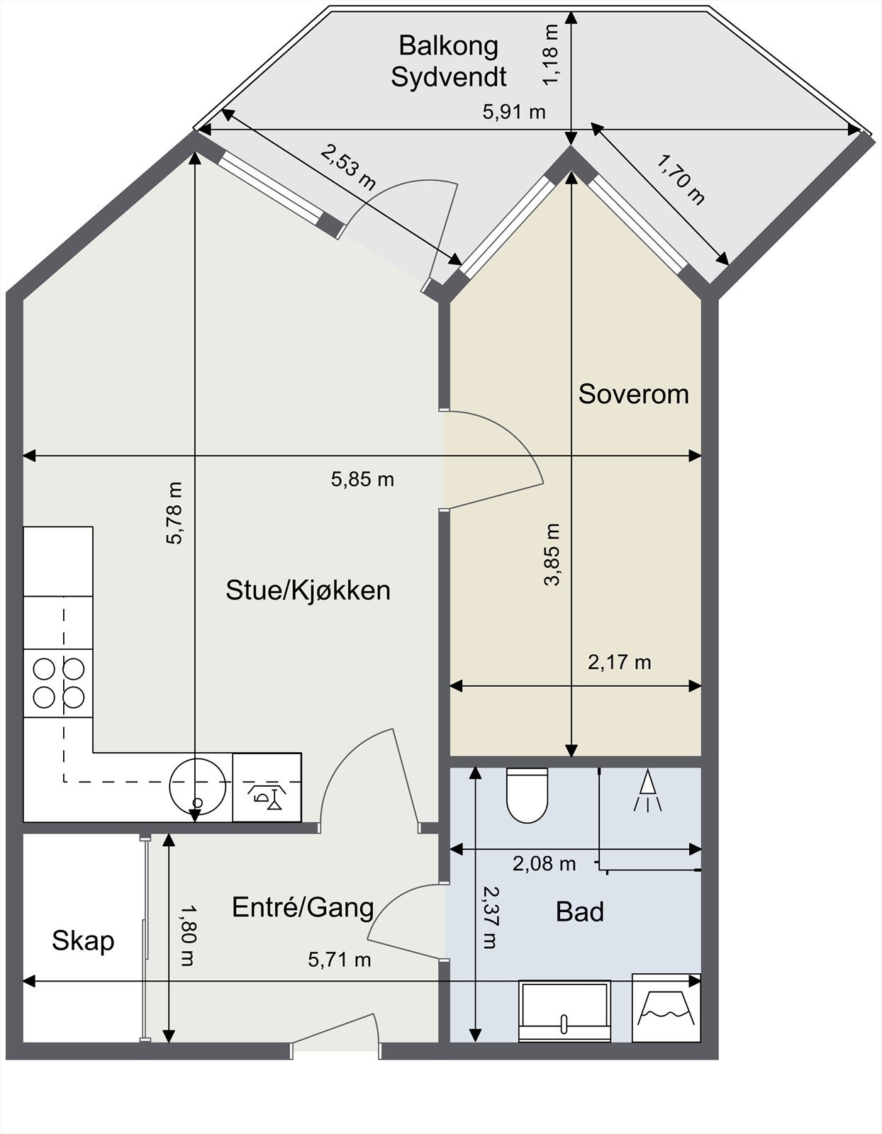 Plantegning Galleribilde