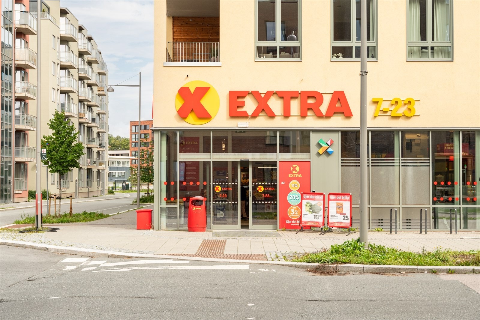 Nærmeste dagligvarehandel er Coop Extra, Kiwi og Bunnpris. Galleribilde